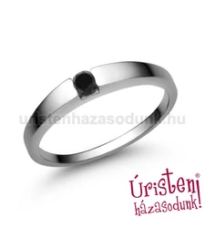 E10FBB - FEKETE GYÉMÁNT - Eljegyzési gyűrű