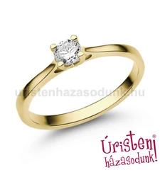 E113SB30 - GYÉMÁNT:  0.30 CT (=4.2mm Ø) Eljegyzési Gyűrű