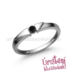 E12FBB - FEKETE GYÉMÁNT - Eljegyzési gyűrű