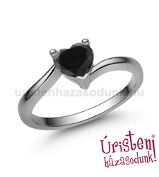 E207FBB - FEKETE GYÉMÁNT - Eljegyzési gyűrű