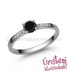 E210FBB_B - FEKETE GYÉMÁNT - GYÉMÁNT Eljegyzési gyűrű