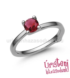 E211FR_C - RUBIN - CIRKÓNIA Eljegyzési gyűrű
