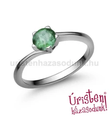 E214FS - SMARAGD Eljegyzési gyűrű