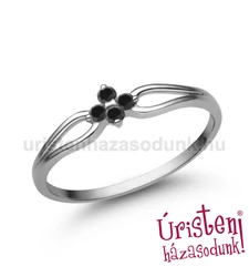 E305FBB - FEKETE GYÉMÁNT - Eljegyzési gyűrű