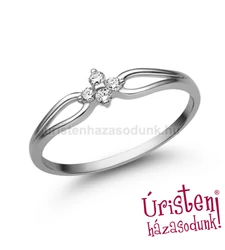 E305FB09 - GYÉMÁNT:  0.09 CT (1.75mm Ø) Eljegyzési Gyűrű
