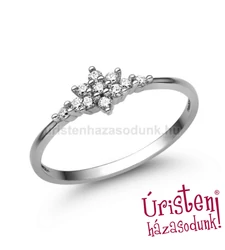 E306FLB16 - LABOR GYÉMÁNT:  0.16 CT (1.5mm Ø) Eljegyzési Gyűrű