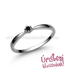 E30FBB - FEKETE GYÉMÁNT - Eljegyzési gyűrű