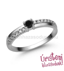 E311FBB_B - FEKETE GYÉMÁNT - GYÉMÁNT Eljegyzési gyűrű