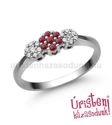 E314FR_B - RUBIN - GYÉMÁNT Eljegyzési gyűrű