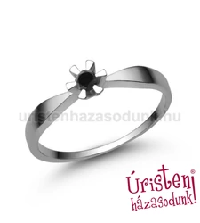 E315FBB - FEKETE GYÉMÁNT -  Eljegyzési gyűrű