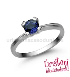 E319FZK - KÉK ZAFÍR KÖVES Eljegyzési gyűrű