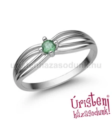 E321FS - SMARAGD Eljegyzési gyűrű