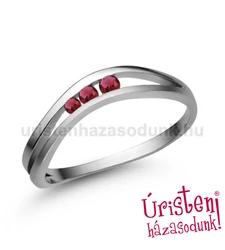 E329FR - RUBIN Eljegyzési gyűrű