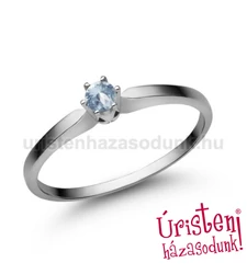 E331FK - AKVAMARIN Eljegyzési gyűrű