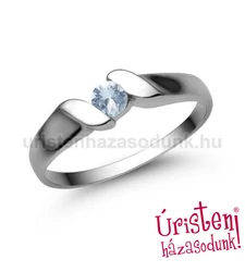 E332FK - AKVAMARIN Eljegyzési gyűrű