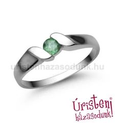 E332FS - SMARAGD Eljegyzési gyűrű