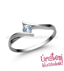 E333FK - AKVAMARIN Eljegyzési gyűrű