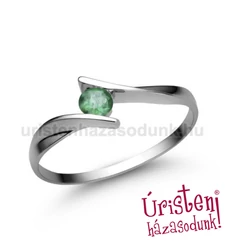 E333FS - SMARAGD Eljegyzési gyűrű