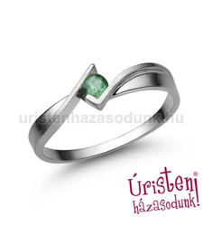 E334FS - SMARAGD Eljegyzési gyűrű