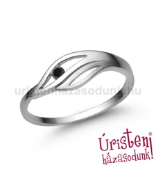 E335FBB - FEKETE GYÉMÁNT - Eljegyzési gyűrű