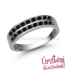 E342FBB - FEKETE GYÉMÁNT - Eljegyzési gyűrű