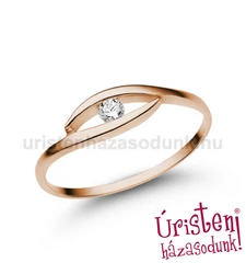E355RB06 - GYÉMÁNT:  0.06 CT (2.50 mm Ø) Eljegyzési Gyűrű
