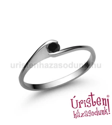 E5FBB - FEKETE GYÉMÁNT - Eljegyzési gyűrű