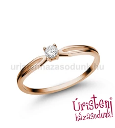 E8.2RL13 Labor Gyémánt Eljegyzési gyűrű – 0.13 CT (=3.25 mm Ø)