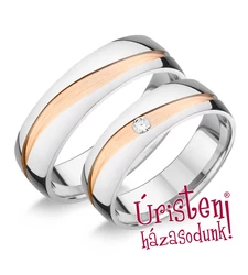 UHAG067 EZÜST KARIKAGYŰRŰ CIRKÓNIA KŐVEL