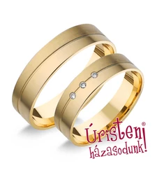 HR37B KARIKAGYŰRŰ GYÉMÁNT KÖVEKKEL