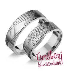 UH064LB KARIKAGYŰRŰ LABOR GYÉMÁNT KÖVEKKEL