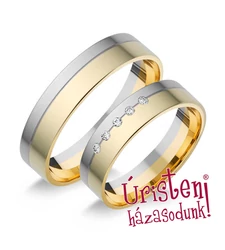 UHF08B KARIKAGYŰRŰ GYÉMÁNT KÖVEKKEL