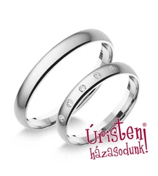 3FD5.2C KLASSZIKUS KARIKAGYŰRŰ CIRKÓNIA KÖVEKKEL