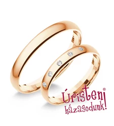 3RD5.2B KLASSZIKUS KARIKAGYŰRŰ GYÉMÁNT KÖVEKKEL