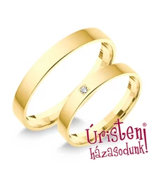 3SL1.2C KLASSZIKUS KARIKAGYŰRŰ CIRKÓNIA KŐVEL