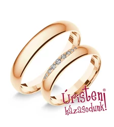 4RD9B KLASSZIKUS KARIKAGYŰRŰ GYÉMÁNT KÖVEKKEL 4RD9B KLASSZIKUS KARIKAGYŰRŰ GYÉMÁNT KÖVEKKEL