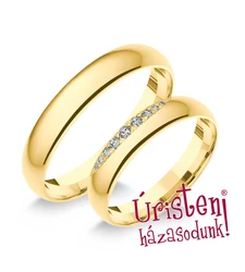4SD9B KLASSZIKUS KARIKAGYŰRŰ GYÉMÁNT KÖVEKKEL 4SD9B KLASSZIKUS KARIKAGYŰRŰ GYÉMÁNT KÖVEKKEL