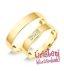 4SL3.2C KLASSZIKUS KARIKAGYŰRŰ CIRKÓNIA KÖVEKKEL