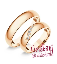 5RD5B KLASSZIKUS KARIKAGYŰRŰ GYÉMÁNT KÖVEKKEL 5RD5B KLASSZIKUS KARIKAGYŰRŰ GYÉMÁNT KÖVEKKEL