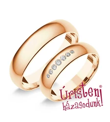 5RD7B KLASSZIKUS KARIKAGYŰRŰ GYÉMÁNT KÖVEKKEL 5RD7B KLASSZIKUS KARIKAGYŰRŰ GYÉMÁNT KÖVEKKEL