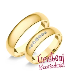 5SD7B KLASSZIKUS KARIKAGYŰRŰ GYÉMÁNT KÖVEKKEL 5SD7B KLASSZIKUS KARIKAGYŰRŰ GYÉMÁNT KÖVEKKEL