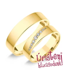 5SL9B KLASSZIKUS KARIKAGYŰRŰ GYÉMÁNT KÖVEKKEL 5SL9B KLASSZIKUS KARIKAGYŰRŰ GYÉMÁNT KÖVEKKEL