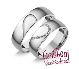 Vésett (szív) karikagyűrűk Vésett (szív) karikagyűrűk