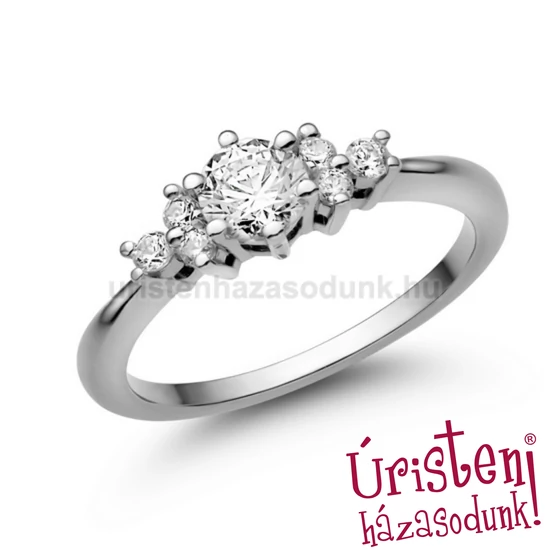 E101FB52 - GYÉMÁNT:  0.52 CT (4.75mm Ø) Eljegyzési Gyűrű