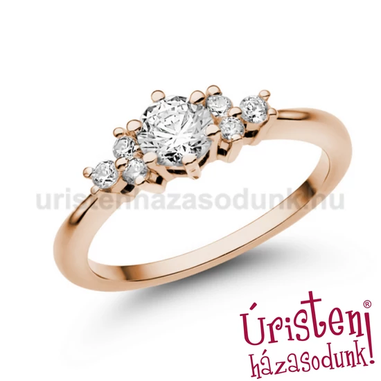 E101RB62 - GYÉMÁNT:  0.62 CT (5.0mm Ø) Eljegyzési Gyűrű