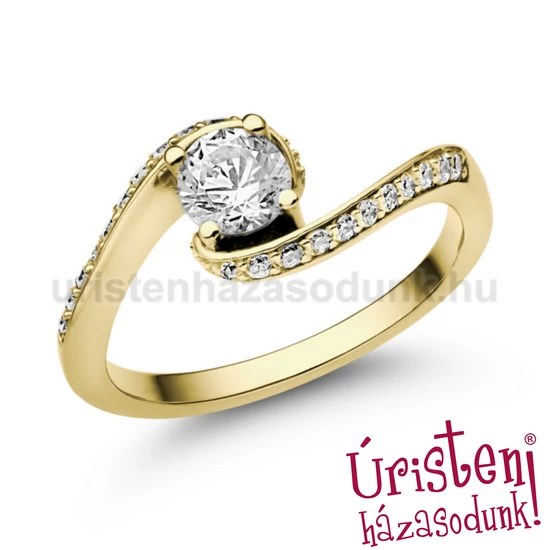 E103SB72 - GYÉMÁNT:  0.72 CT (5.0mm Ø) Eljegyzési Gyűrű