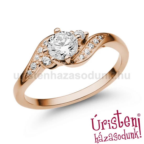 E107RB64 - GYÉMÁNT:  0.64 CT (5.0mm Ø) Eljegyzési Gyűrű