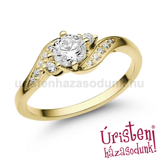 E107SB64 - GYÉMÁNT:  0.64 CT (5.0mm Ø) Eljegyzési Gyűrű