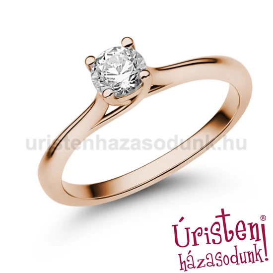 E112RLB35 Labor Gyémánt Eljegyzési gyűrű – 0.35 CT (=4.50 mm Ø)