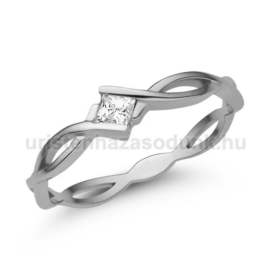 E11FB14 - GYÉMÁNT:  0.14 CT (3.0 mm Ø) Eljegyzési Gyűrű